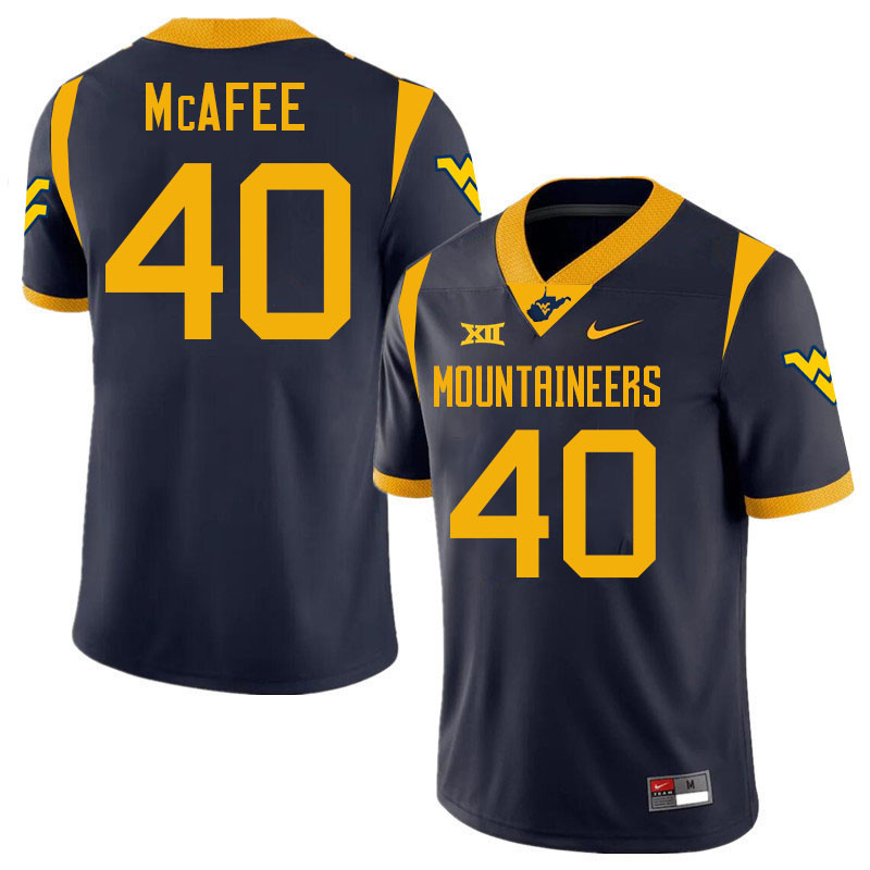 Pat McAfee WVU Jersey,West Virginia Mountaineers #40 Pat McAfee Jersey Youth College-Navy